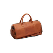 Cognac Leather Garment Bag Finlay pour Femme, front view