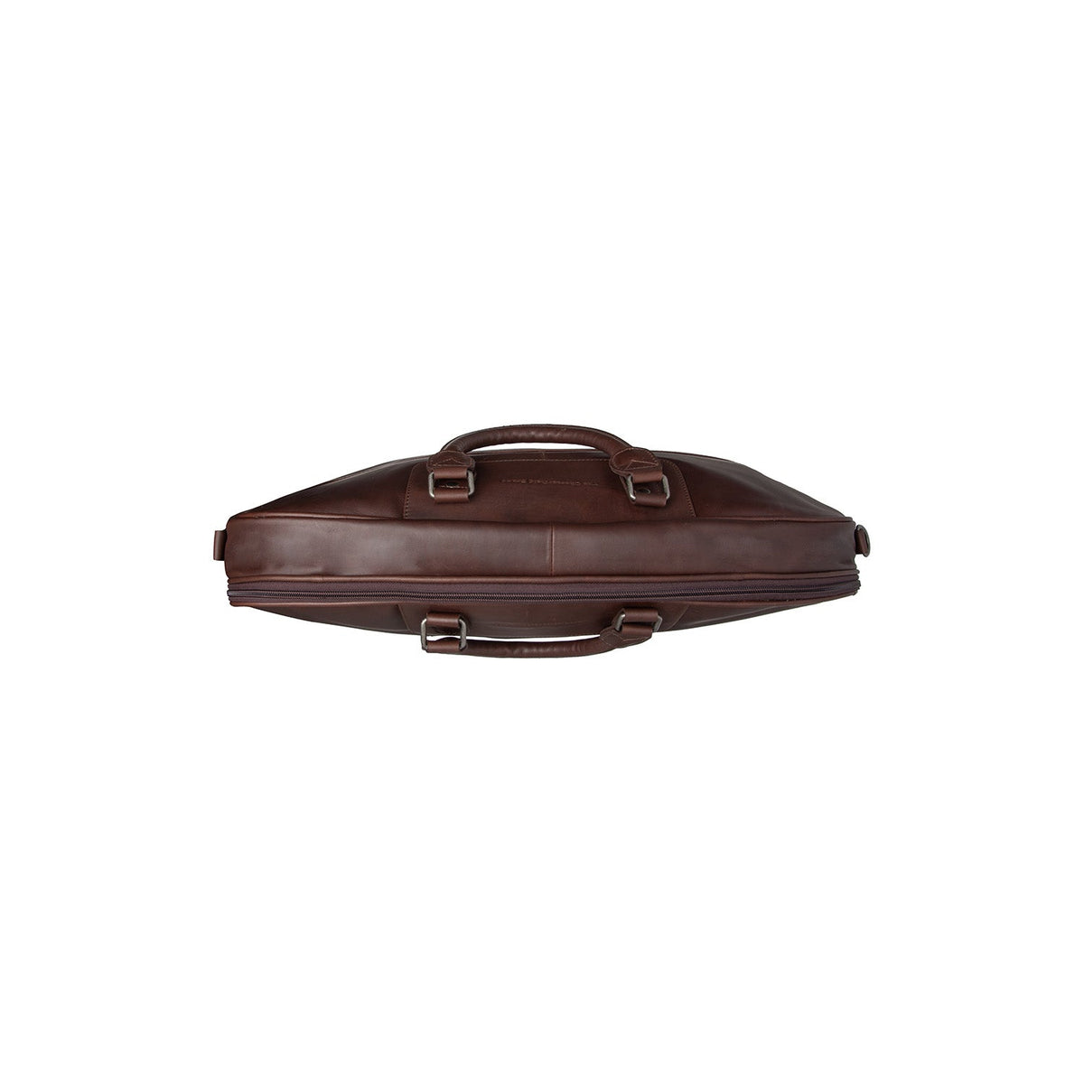 Vue détaillée of Classic Collar &amp; Heavy-Duty Zipper Hardware on Leather Garment Bag Josh pour Femme