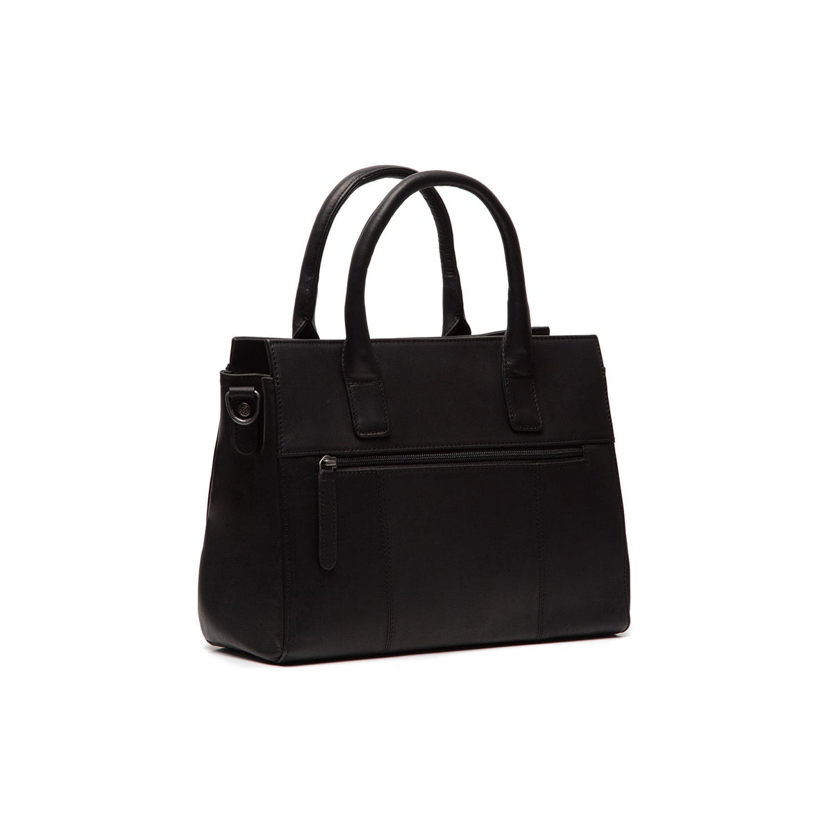 
Tailored Rib Cuffs & Hem Craftsmanship Construction Detail on Garda Sac à main en cuir pleine fleur