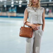 Hermosa Full-Grain Leather Handbag pour Femme – Vue produit alternative 3