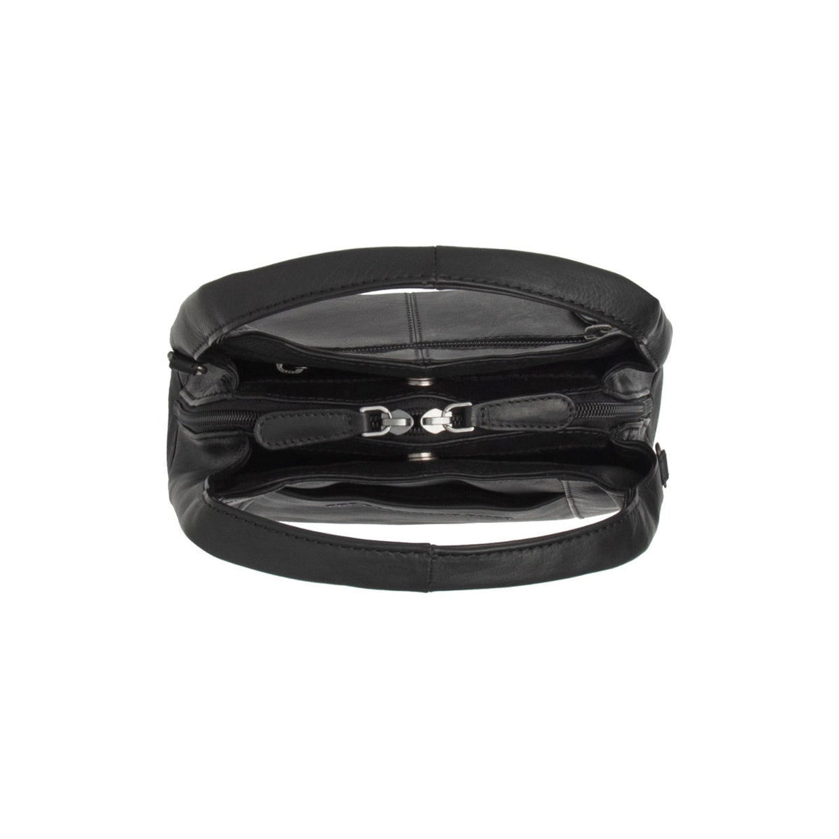 Lunera Full-Grain Leather Handbag pour Femme - Vue de profil avec coupe de manche ergonomique