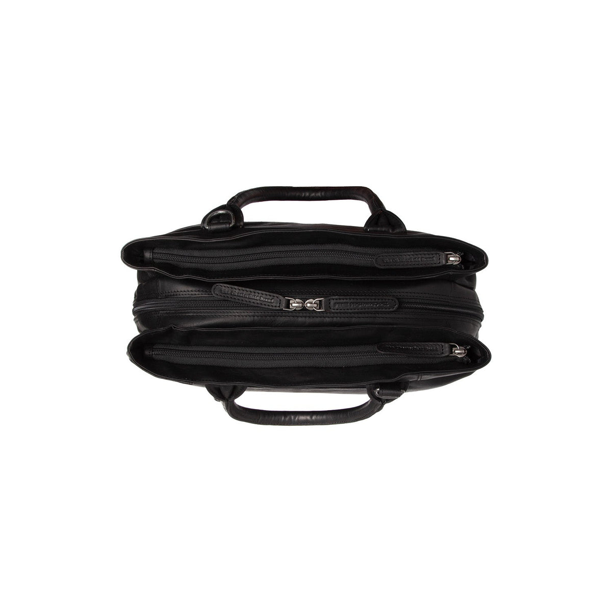 Authentic 100% Full-Grain Leather Grain Texture &amp; Heavy-Duty Seam Stitching Detail