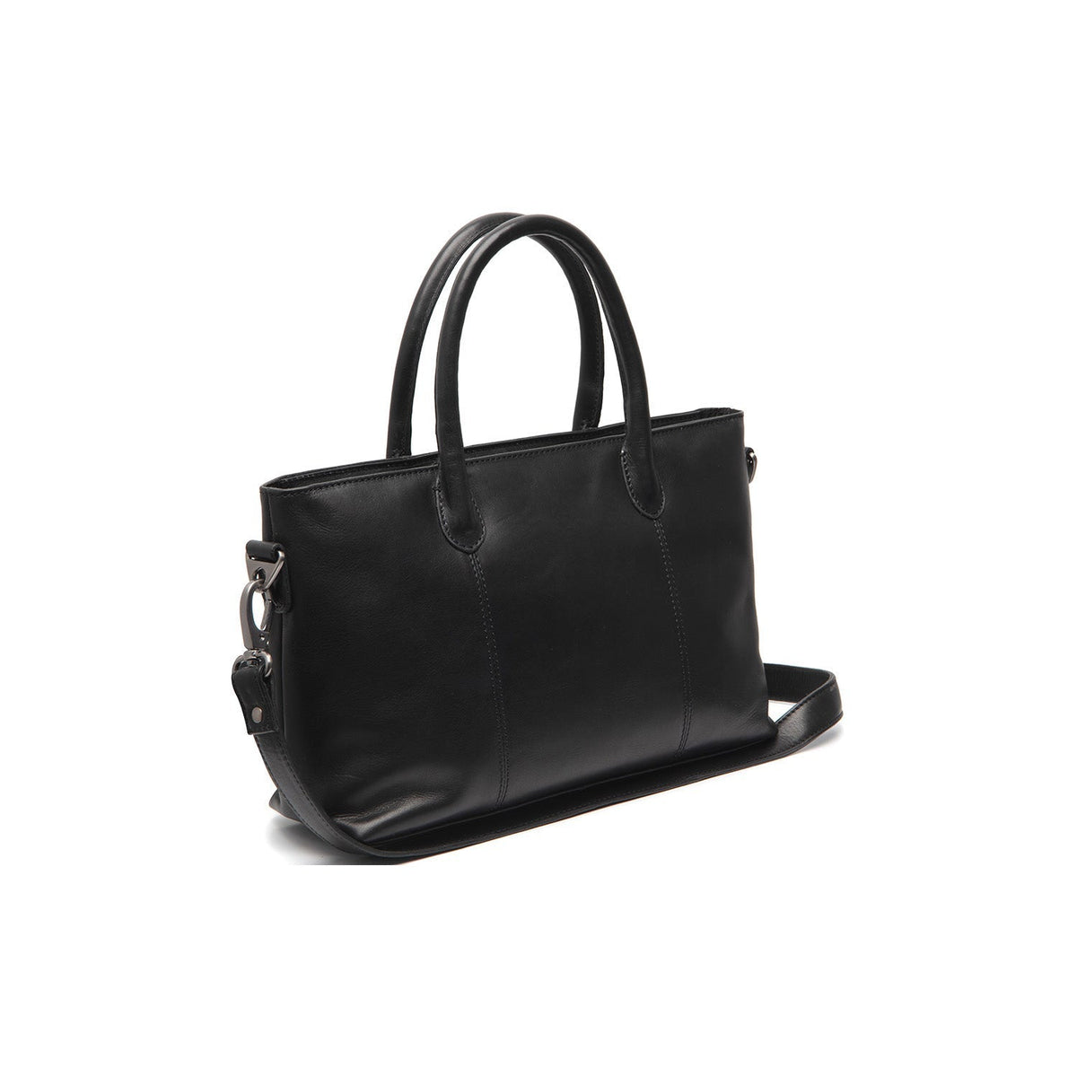Pergamino Full-Grain Leather Handbag pour Femme in Classic 100% Full-Grain Leather - Vue de face &amp; silhouette ajustée | Acheter en ligne