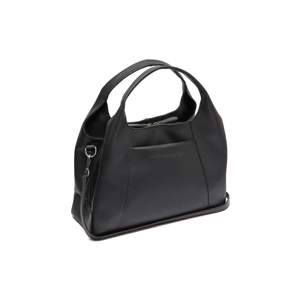 Salina Full-Grain Leather Handbag pour Femme in Classic 100% Full-Grain Leather - Vue de face &amp; silhouette ajustée | Acheter en ligne