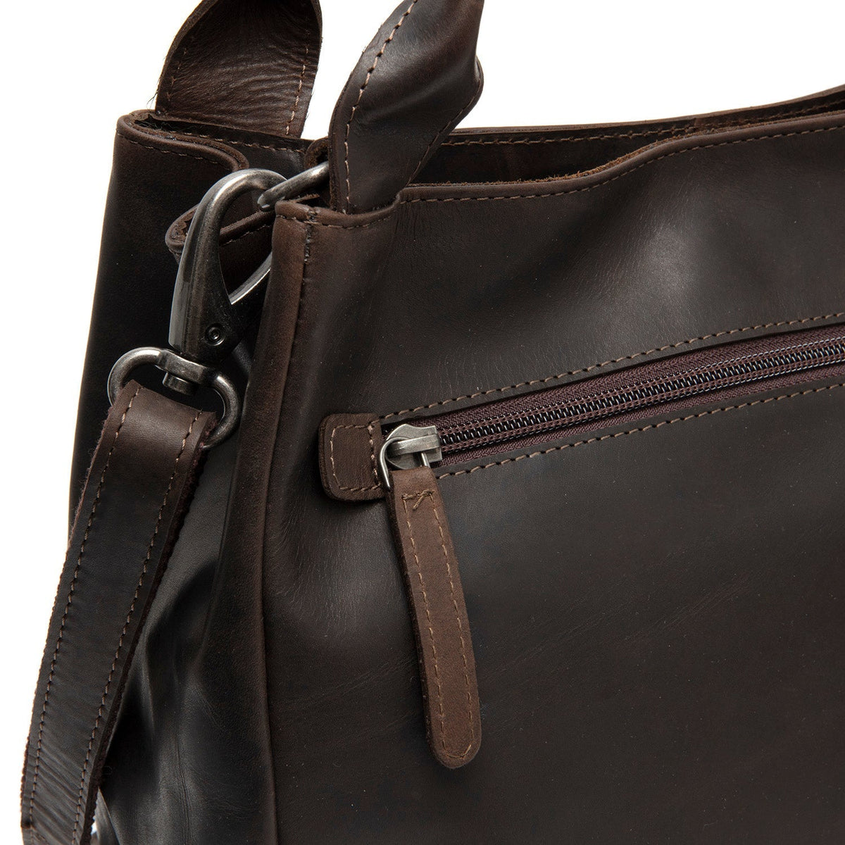 Tenara Full-Grain Leather Handbag pour Femme – Vue produit alternative 3