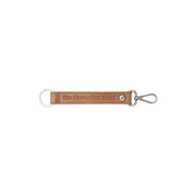 Leather Key Ring Cognac pour Femme in Cognac 100% Full-Grain Leather - Vue de face &amp; silhouette ajustée | Acheter en ligne