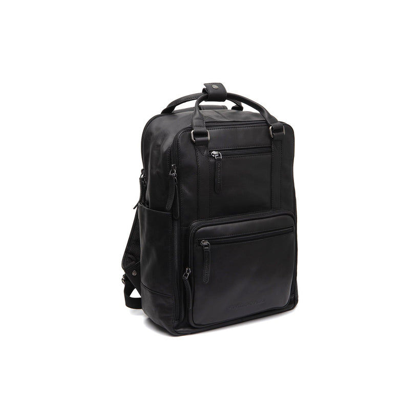 Calden Full-Grain Leather Laptop Backpack pour Femme