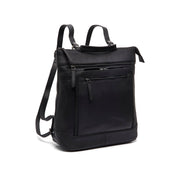 Caldero Full-Grain Leather Laptop Backpack pour Femme in Classic 100% Full-Grain Leather - Full Exterior Front Profile View | Acheter en ligne