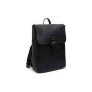 Farrow Full-Grain Leather Laptop Backpack pour Femme in Classic 100% Full-Grain Leather - Full Exterior Front Profile View | Acheter en ligne
