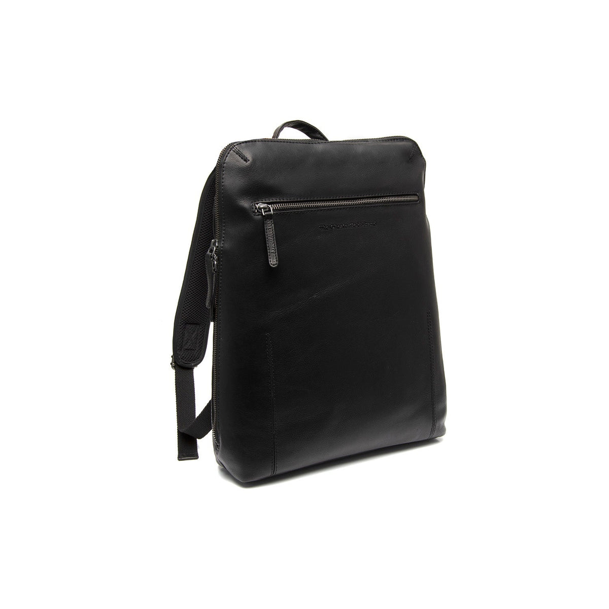 Filmore Full-Grain Leather Laptop Backpack pour Femme in Classic 100% Full-Grain Leather - Full Exterior Front Profile View | Acheter en ligne