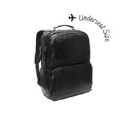 
Lennox Sac à dos d'ordinateur en cuir pleine fleur en cuir pleine fleur véritable 100% - Full Exterior Vue de face & silhouette ajustée | Acheter en ligne