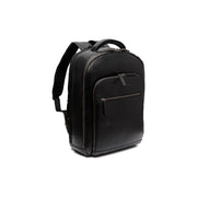 Maggiore Full-Grain Leather Laptop Backpack pour Homme in Classic 100% Full-Grain Leather - Full Exterior Front Profile View | Acheter en ligne