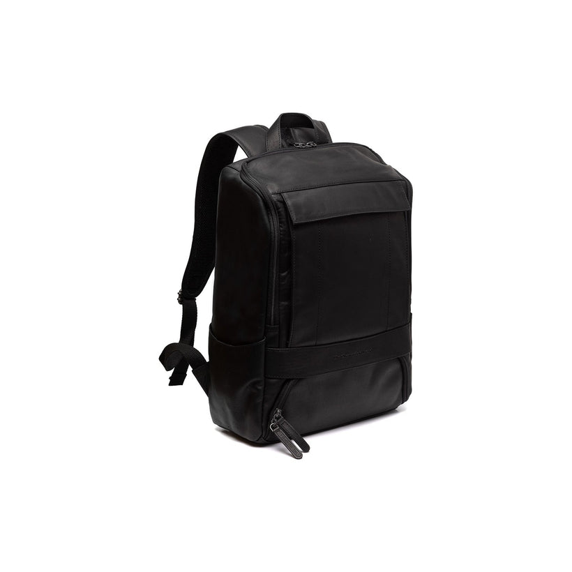 Rich Full-Grain Leather Laptop Backpack pour Homme
