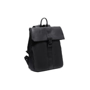 Trondheim Full-Grain Leather Laptop Backpack pour Femme in Classic 100% Full-Grain Leather - Full Exterior Front Profile View | Acheter en ligne