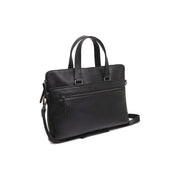 Elvas Full-Grain Leather Laptop Bag pour Femme in Classic 100% Full-Grain Leather - Full Exterior Front Profile View | Acheter en ligne