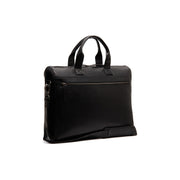 Levanto Full-Grain Leather Laptop Bag pour Femme in Classic 100% Full-Grain Leather - Full Exterior Front Profile View | Acheter en ligne