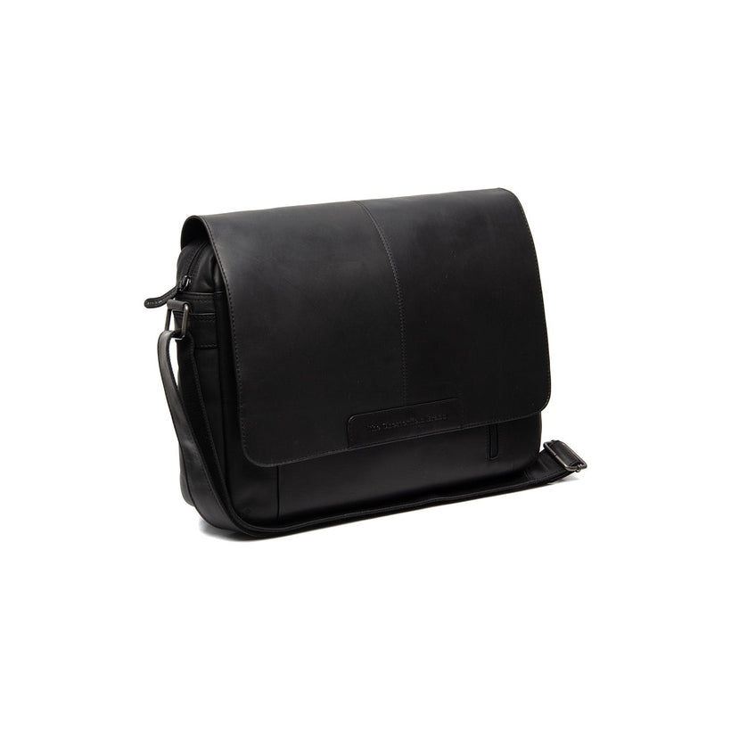 Richard Full-Grain Leather Laptop Bag in Classic 100% Full-Grain Leather - Full Exterior Front Profile View | Buy Online