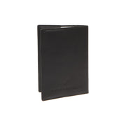 Vue détaillée of Classic Collar &amp; Heavy-Duty Zipper Hardware on Leather Passport Case pour Femme