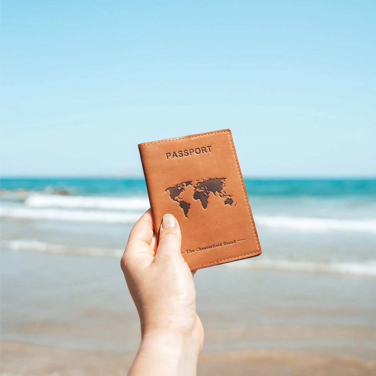 Leather Passport Case pour Femme – Vue produit alternative 2