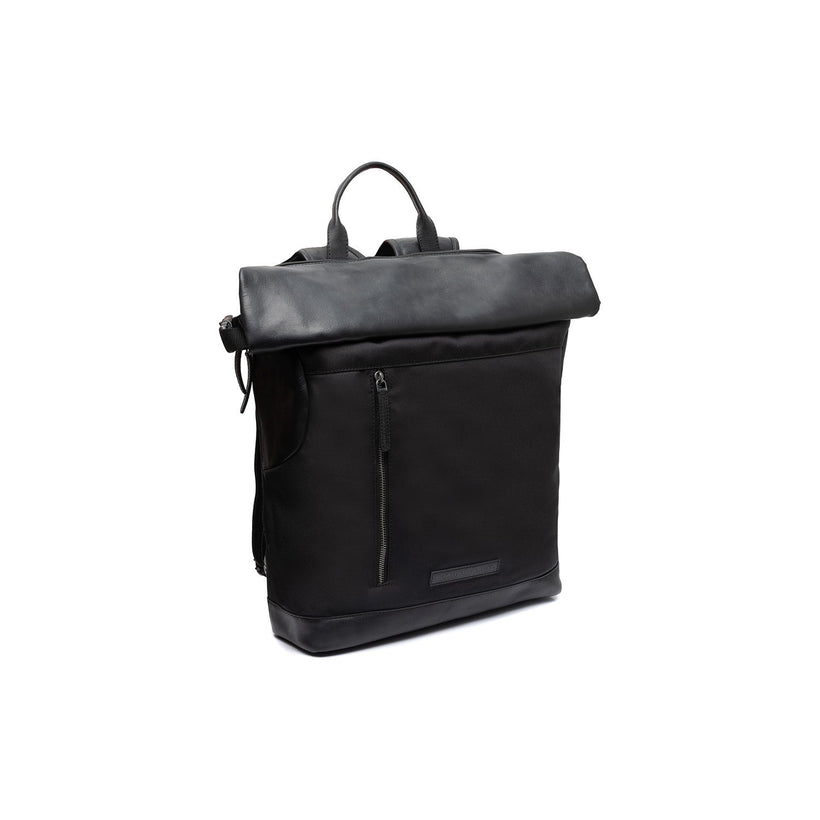 Bornholm Full-Grain Leather Roll-top Backpack pour Femme