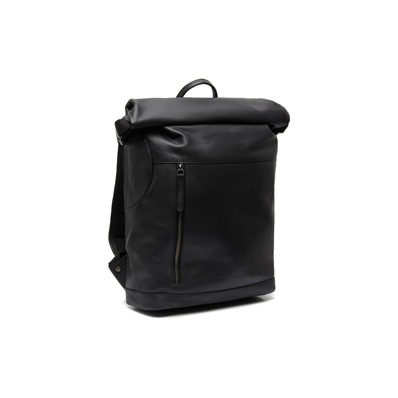 Mazara Full-Grain Leather Roll-top Backpack pour Femme