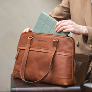 Branson Full-Grain Leather Shoulder Bag pour Femme – Vue produit alternative 2