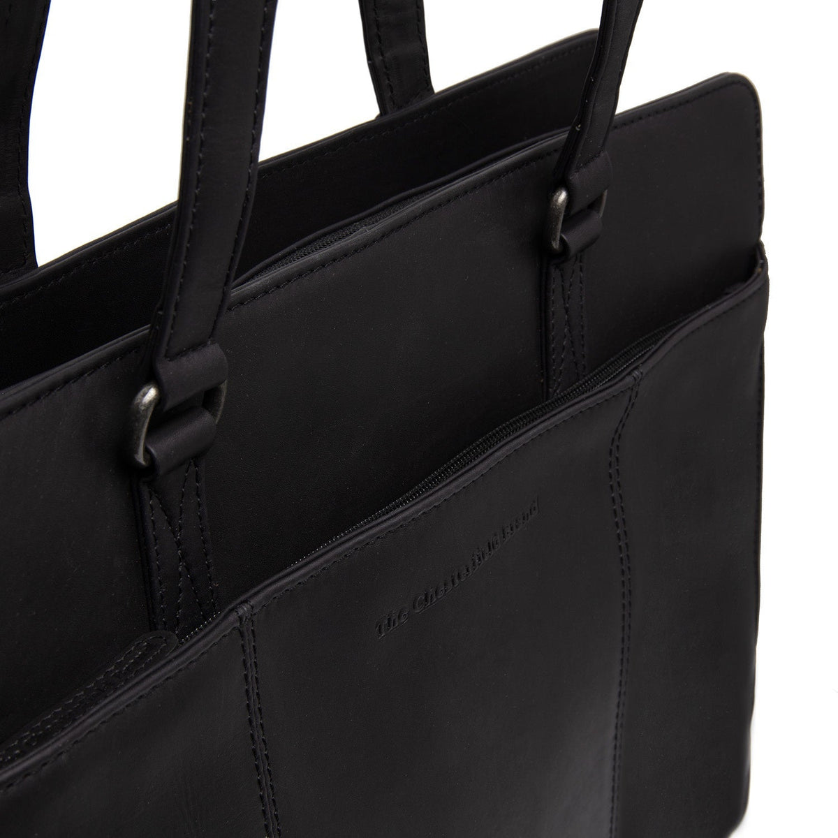 
Fidenza Sac bandoulière en cuir pleine fleur - Profil latéral structuré montrant la profondeur du soufflet