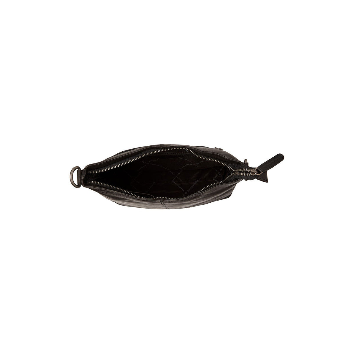 Jen Full-Grain Leather Shoulder Bag pour Femme - Structured Side Profile Showing Gusset Depth &amp; Expansion Capacity