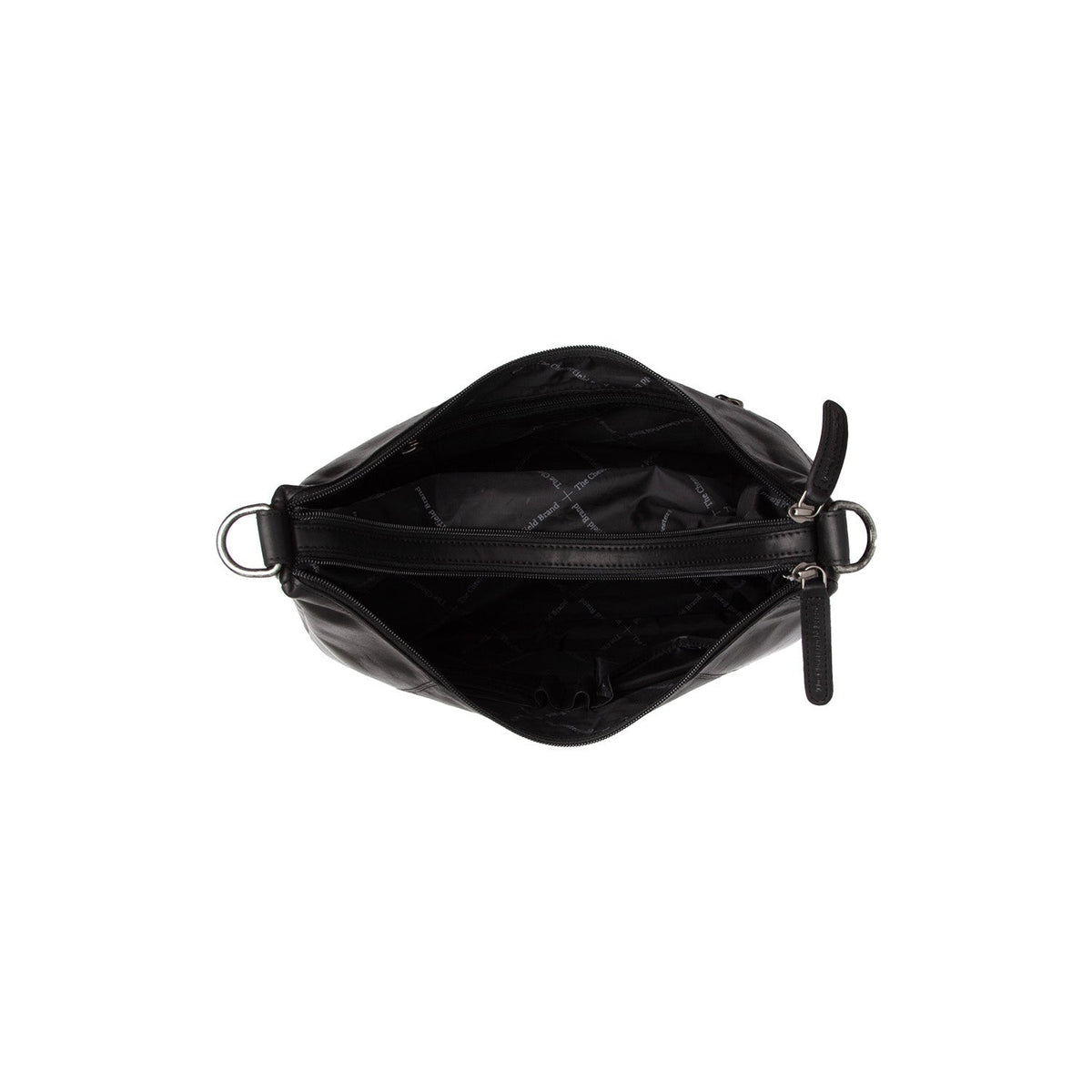 Marle Full-Grain Leather Shoulder Bag pour Femme - Structured Side Profile Showing Gusset Depth &amp; Expansion Capacity