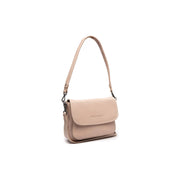 Miloa Full-Grain Leather Shoulder Bag pour Femme in Classic 100% Full-Grain Leather - Full Exterior Front Profile View | Acheter en ligne