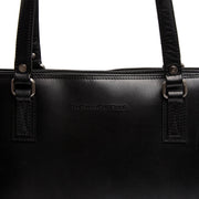 
Classic 100% Full-Grain leather Bag - Perspective arrière montrant les bretelles en cuir renforcées