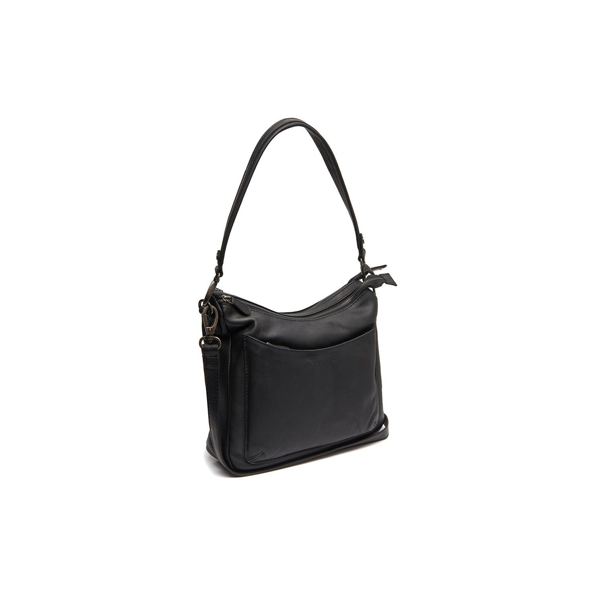 
Tivra Sac bandoulière en cuir pleine fleur en cuir pleine fleur véritable 100% - Full Exterior Vue de face & silhouette ajustée | Acheter en ligne