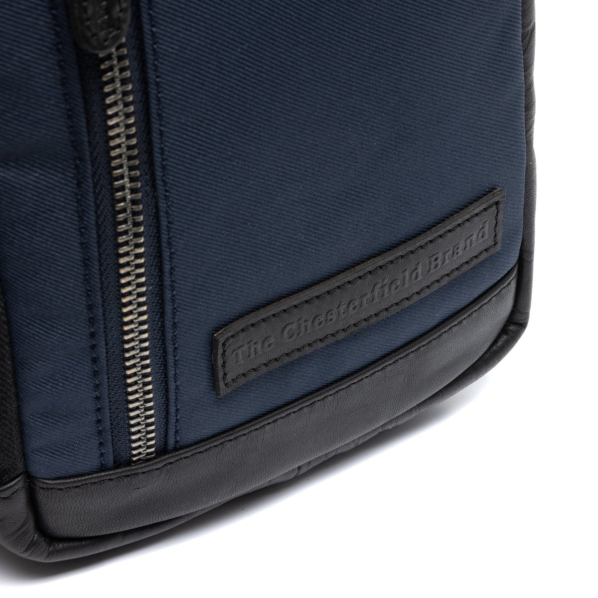 Navy Leather Sling Bag Salla pour Femme, detail view 4
