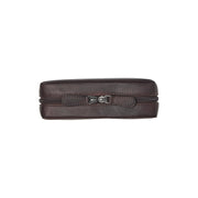 Brown Leather Tech-Organizer Ardan pour Femme, detail view 3