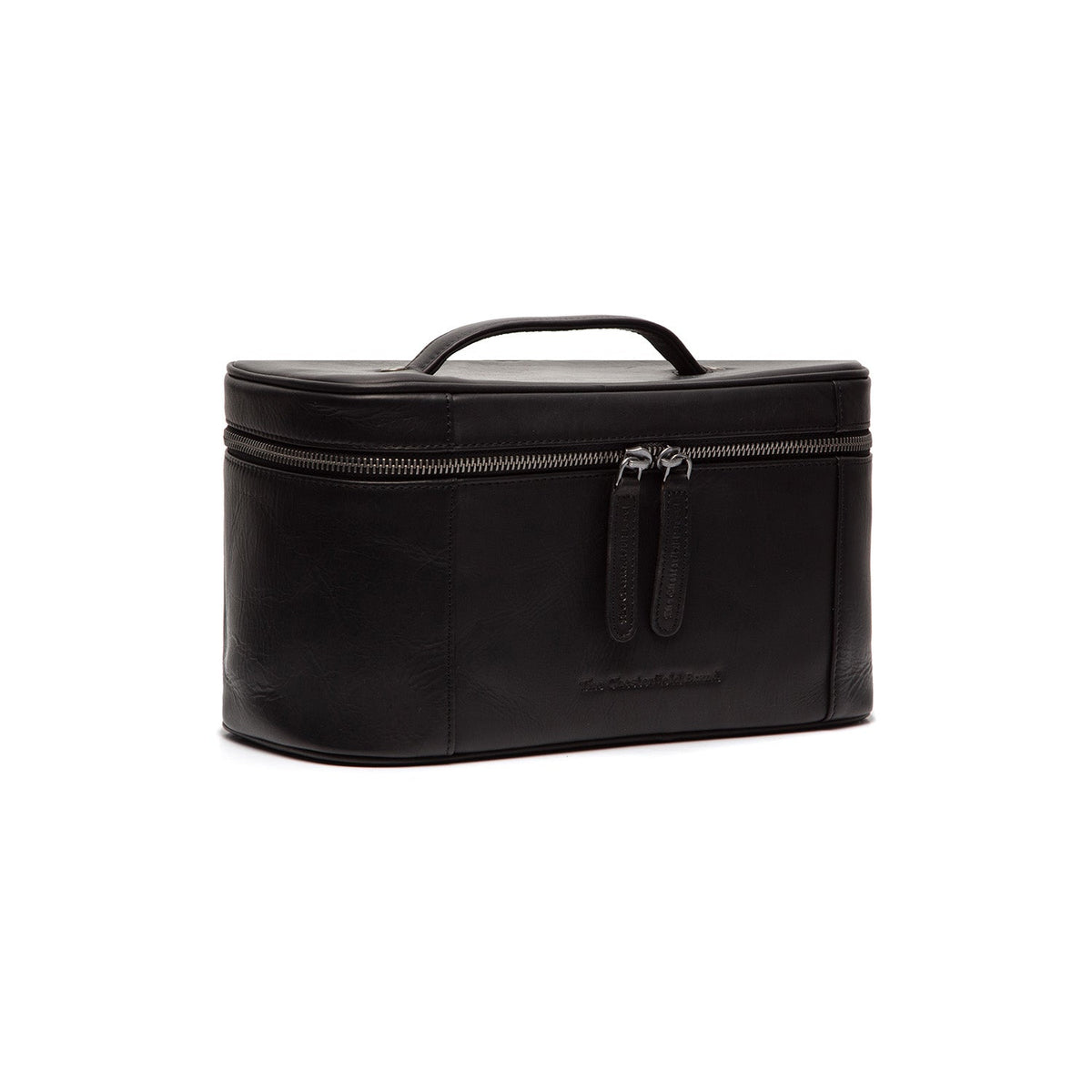 Limone Full-Grain Leather Toiletry Bag pour Femme in Classic 100% Full-Grain Leather - Vue de face &amp; silhouette ajustée | Acheter en ligne