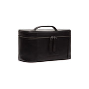 Limone Full-Grain Leather Toiletry Bag pour Femme in Classic 100% Full-Grain Leather - Vue de face &amp; silhouette ajustée | Acheter en ligne