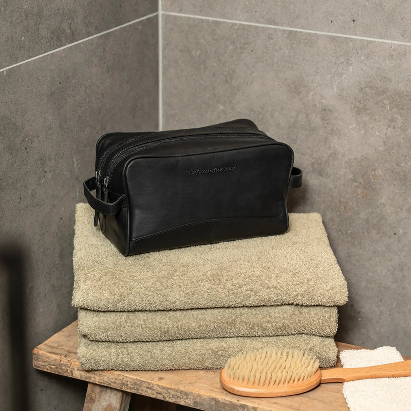 Classic 100% Full-Grain leather Goods - Back View Showing Tailored Shoulder Fit & Clean Hemline