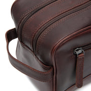 Stacey Full-Grain Leather Toiletry Bag – Vue produit alternative 3