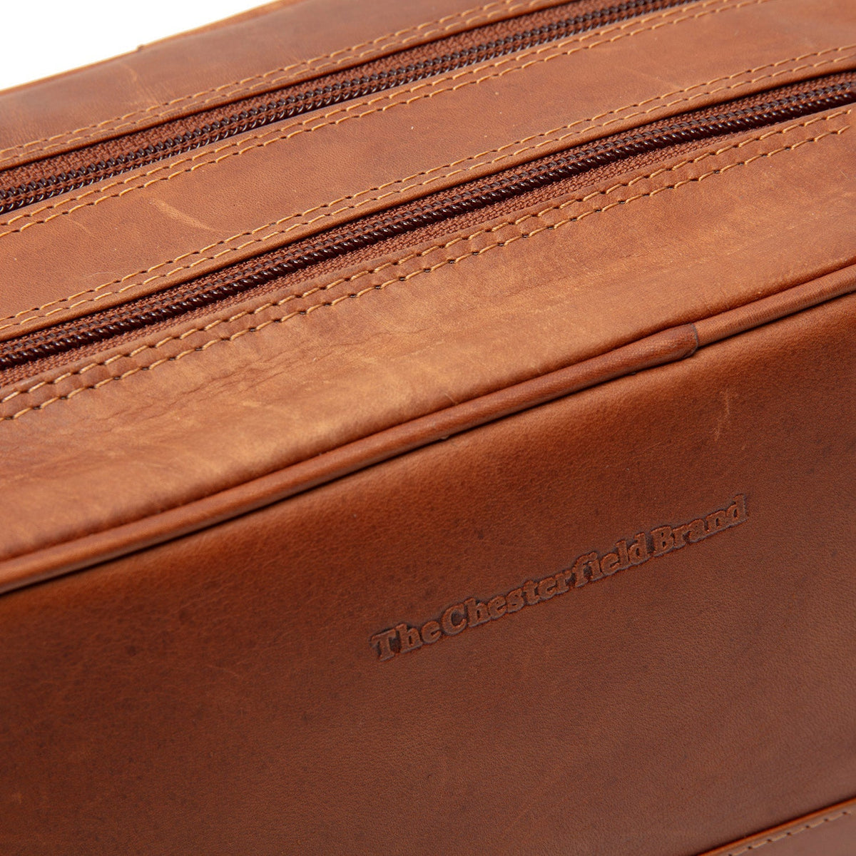 Stacey Full-Grain Leather Toiletry Bag – Vue produit alternative 3
