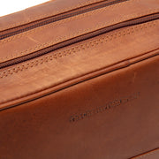 Stacey Full-Grain Leather Toiletry Bag – Vue produit alternative 3