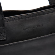 
Classic 100% Full-Grain leather Bag - Perspective arrière montrant les bretelles en cuir renforcées
