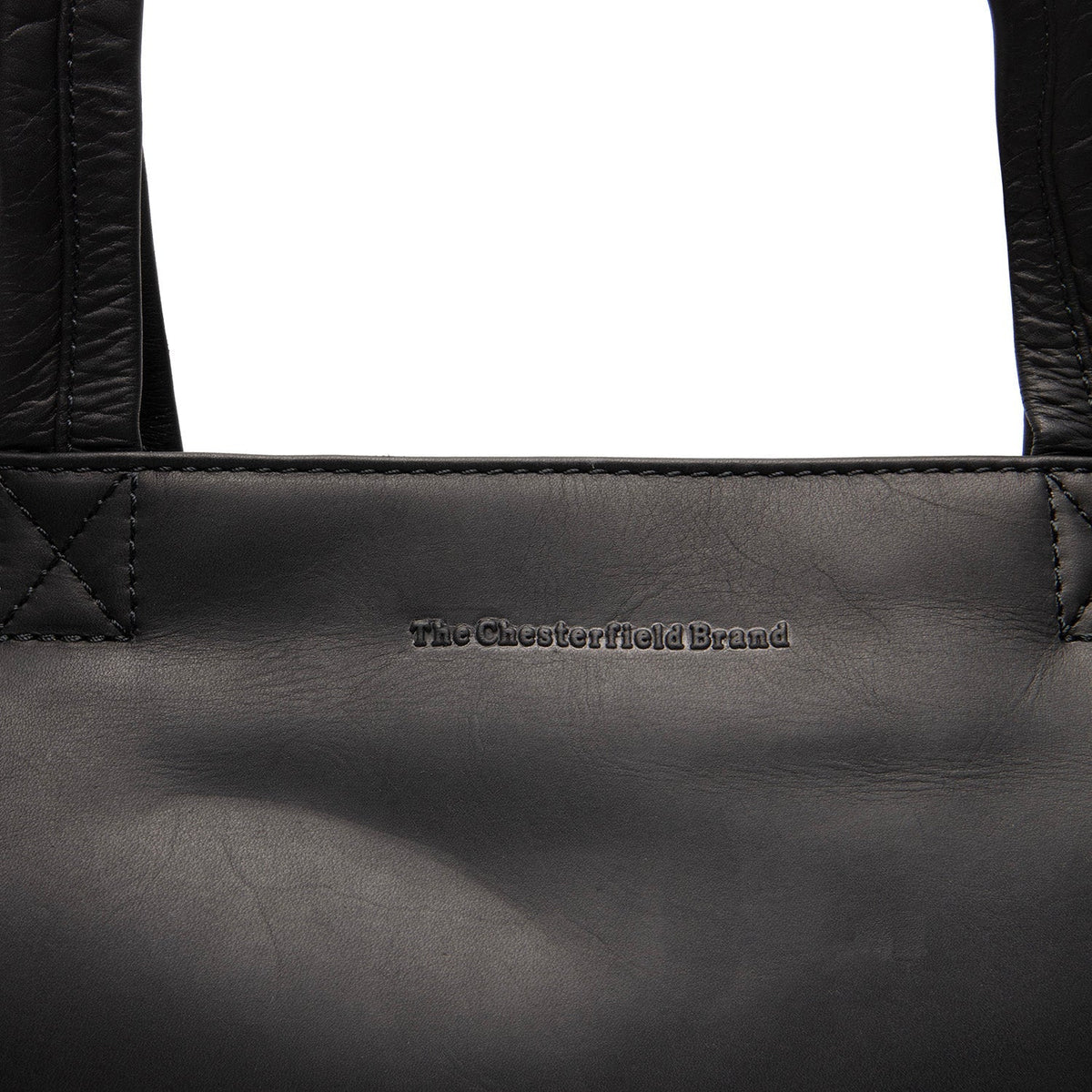 
Classic 100% Full-Grain leather Bag - Perspective arrière montrant les bretelles en cuir renforcées