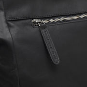 Solid Antique Brass Hardware &amp; Heavy-Duty Dual Zipper Detail on Berlin Full-Grain Leather Tote Bag pour Femme