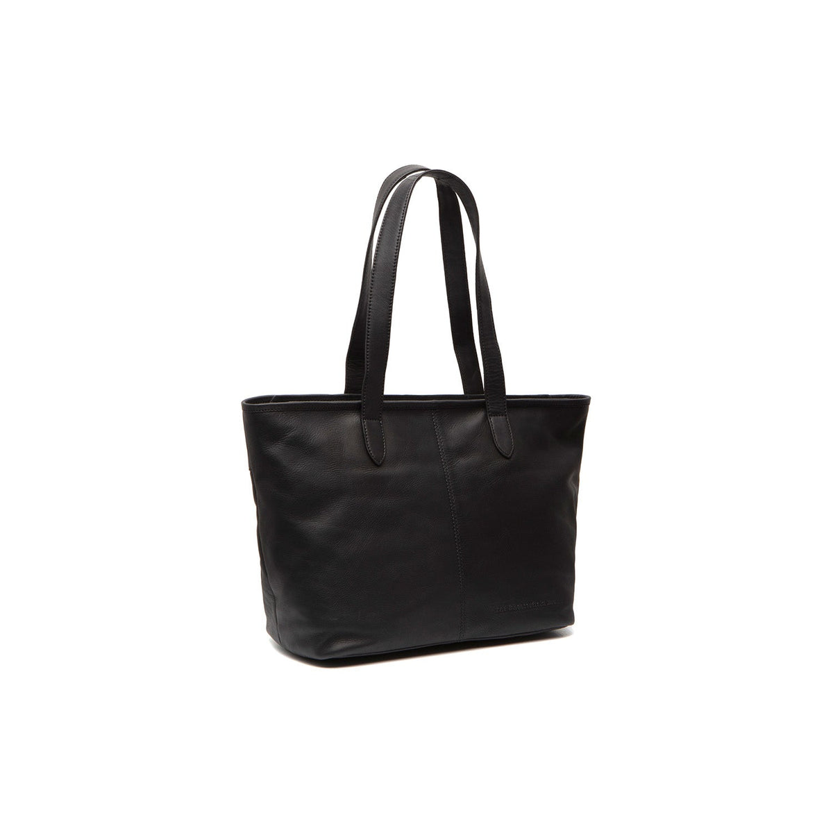 Monza Full-Grain Leather Tote Bag pour Femme in Classic 100% Full-Grain Leather - Full Exterior Front Profile View | Acheter en ligne