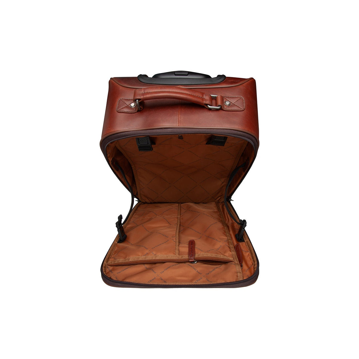 
Tailored Rib Cuffs & Hem Craftsmanship Construction Detail on Leather Trolley San Marino pour Femme pour Femme