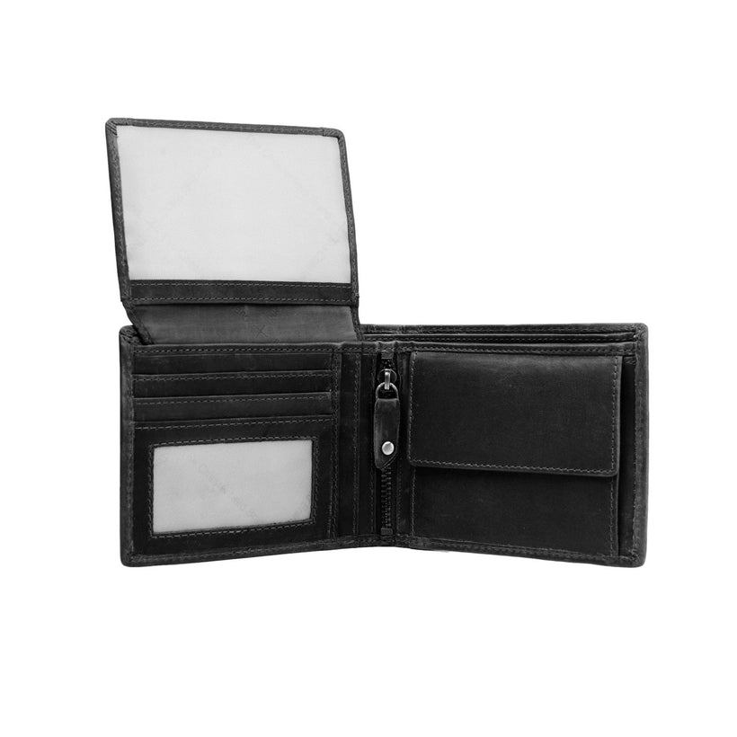 Alvina Full-Grain Portefeuille en Cuir pour Homme