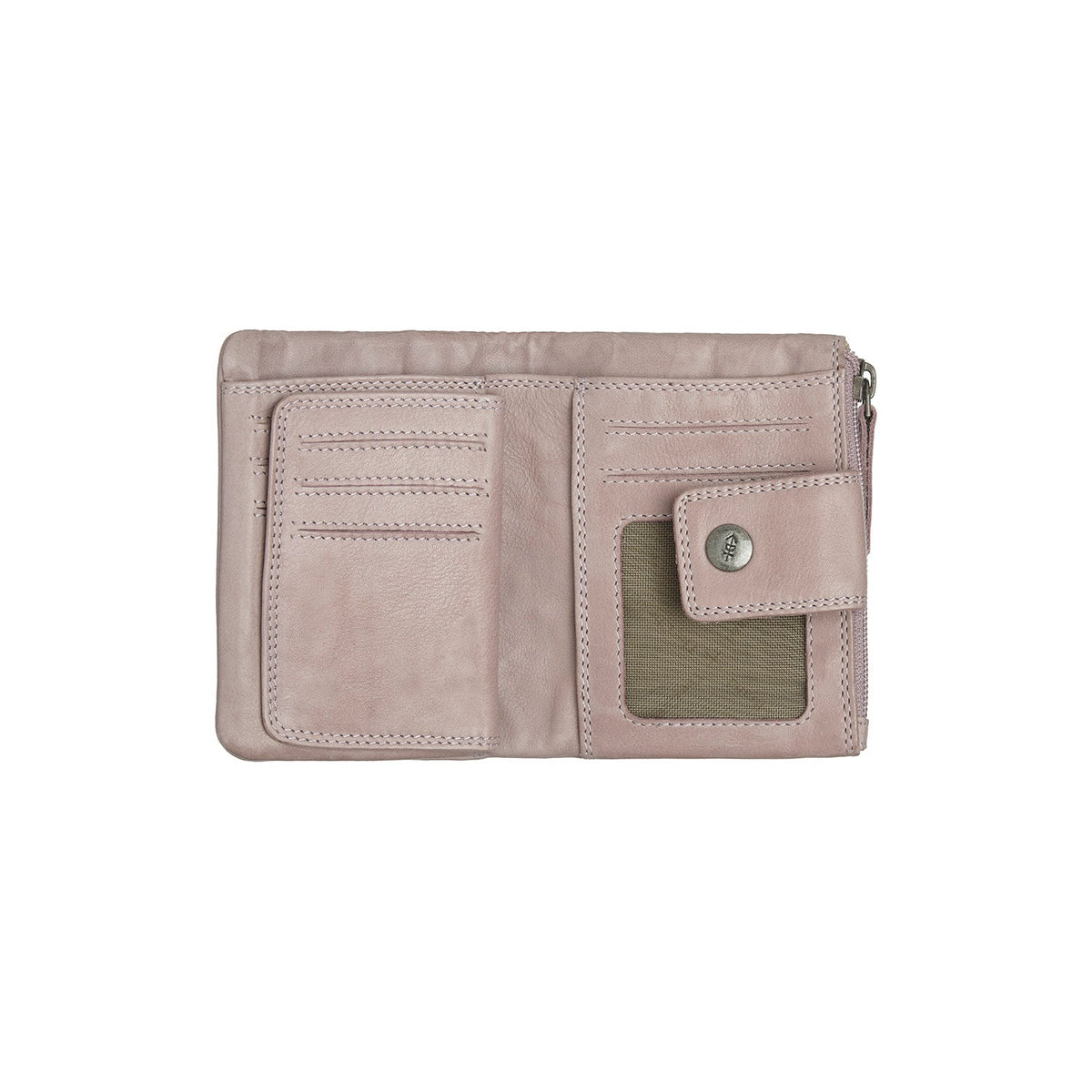 Mavona Full-Grain Portefeuille en Cuir pour Femme – Vue produit alternative 2