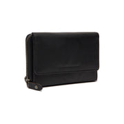 Rhodos Full-Grain Portefeuille en Cuir pour Femme in Classic 100% Full-Grain Leather - Full Exterior Front Profile View | Acheter en ligne