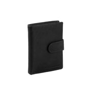 Ruby Full-Grain Portefeuille en Cuir pour Femme in Classic 100% Full-Grain Leather - Full Exterior Front Profile View | Acheter en ligne