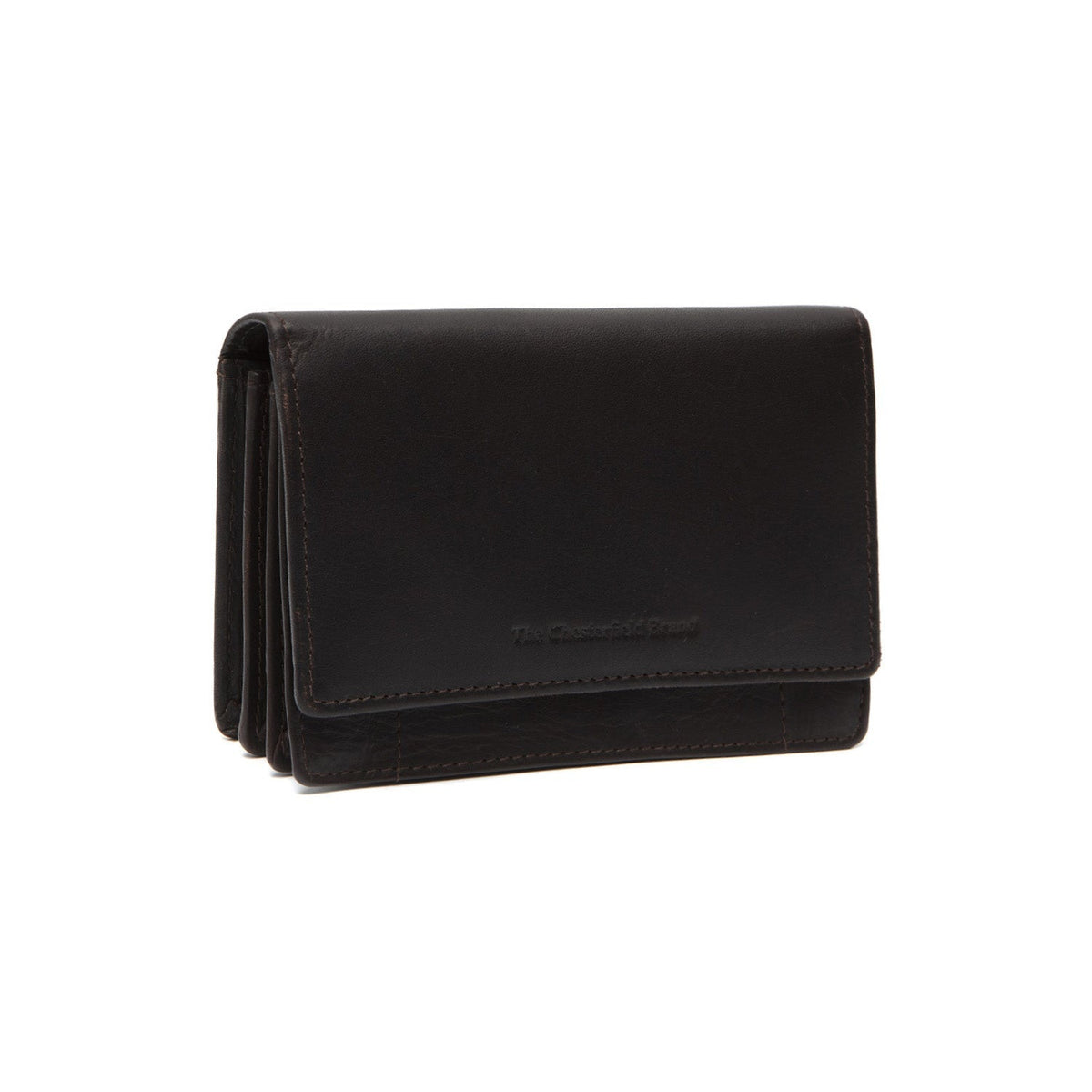 Salzburg Full-Grain Portefeuille en Cuir pour Femme in Classic 100% Full-Grain Leather - Full Exterior Front Profile View | Acheter en ligne